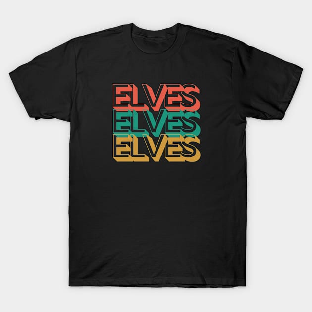 Retro Elves T-Shirt by Rev Store